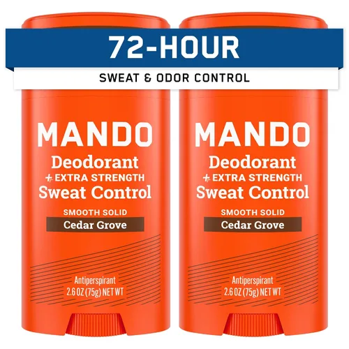 Vista 12 de Mando Desodorante antitranspirante para hombres - Barra de 2.6 oz - Bourbon, paquete de 2