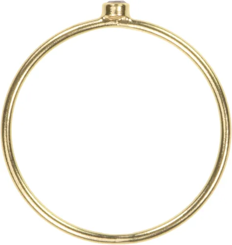 Vista 4 de uGems Anillos apilables de oro de 14 quilates con circonitas cúbicas