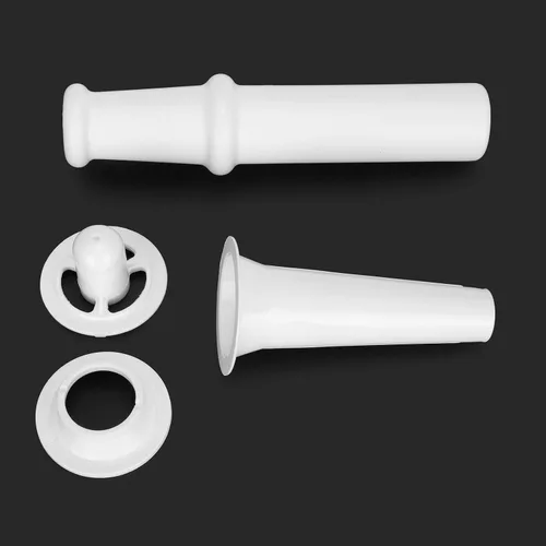 Vista 7 de Accesorio para molinillo de alimentos para batidoras de pie de cocina con empujador universal de alimentos + boquilla de relleno de salchichas +