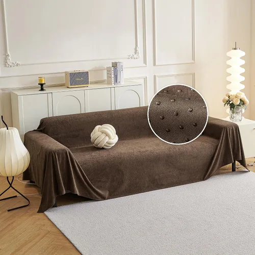 Vista 19 de MYSKY HOME Fundas negras para sofá reclinable, funda de sofá modular antideslizante para perro, fundas de sofá para sofá, protector de sofá