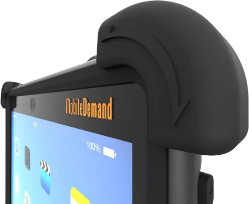 Vista 5 de Funda ultrarresistente para iPad 10.2 MIL-STD-810G Cubierta de puerto Lightning Mango de maletín, correa trasera, montable