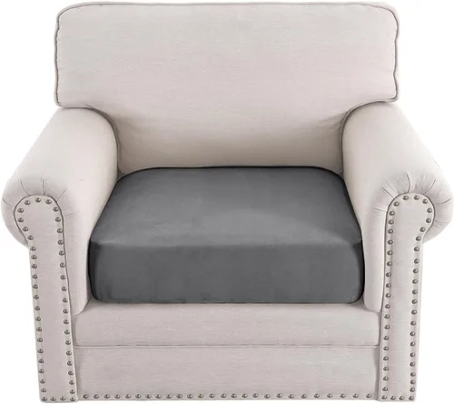 Vista 26 de H.VERSAILTEX Funda de asiento de gamuza elástica para sala de estar, fundas de sofá aptas para mascotas, fundas de sofá gruesas y suaves, lavables