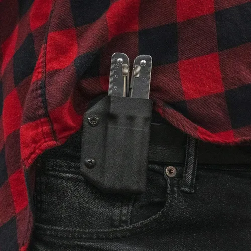 Vista 6 de Clip & Carry Kydex - Funda multiherramienta para Victorinox SWISSTOOL, fabricada en Estados Unidos (multiherramienta no incluida)