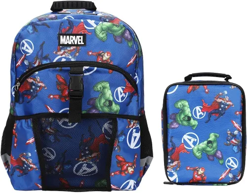Vista 25 de Bioworld Conjunto de Mochila Premium y Kit de Almuerzo de Batman de 2 Piezas de 16" para Niños