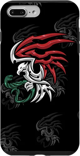 Vista 12 de Bandera de México - Funda estilo tribal del escudo de armas mexicano para iPhone 17