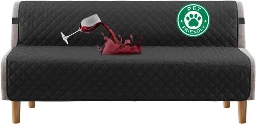 Vista 82 de Turquoize Funda 100 % impermeable para sillón de ala, protector de sofá, triple antideslizante, protector de muebles para mascotas, niños, perros