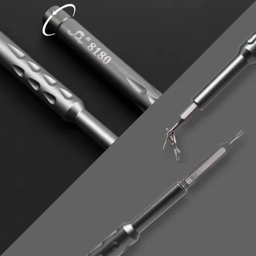Vista 6 de Juego de destornilladores de precisión 128 en 1, con kit magnético para computadora, PC, Mac-Book, para laptop, tablet, para iPhone, para Xbox