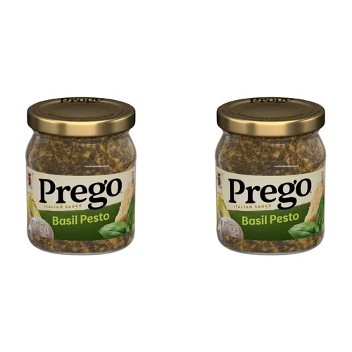 Vista 13 de Salsa de pesto de albahaca Prego, frasco de 8 oz