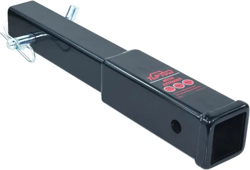 Vista 5 de TOPTOW Extensor de enganche de remolque, longitud de extensión de 12 pulgadas, se adapta a receptor de 2 pulgadas, 3500 libras, pasador de enganche