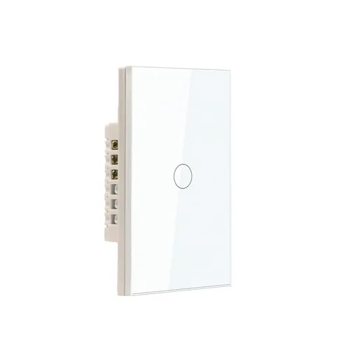 Vista 13 de Interruptor de luz inteligente necesita cable neutro, una sola banda, negro 1 botón 4.65 x 2.83 x 1.34 pulgadas, solo Wi-Fi de 2.4 GHz, funciona