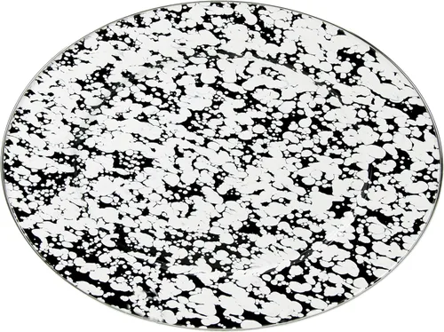 Vista 12 de Golden Rabbit Enamelware Oval Platter, 12 x 16in, Americana