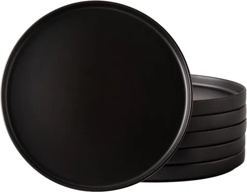 Vista 10 de AmorArc Juego de 6 platos de cerámica, esmalte mate de 8.0 pulgadas para cocina, postre, ensalada, aperitivo, platos pequeños para platos llanos