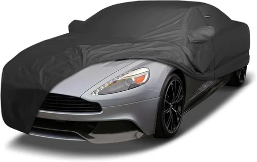 Vista 26 de iCarCover Funda de automóvil personalizada de alta calidad para Aston Martin V8 1972-1989, resistente, impermeable, para todo tipo de clima, lluvia
