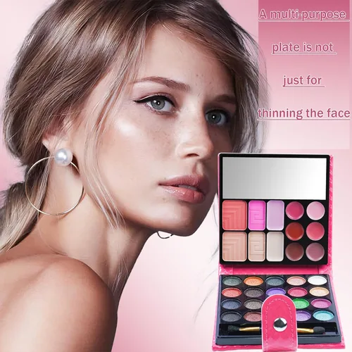 Vista 2 de FantasyDay Juego de regalo de maquillaje todo en uno Kit completo de maquillaje para mujeres, paquete esencial de iniciación incluye 20 paletas