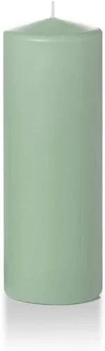 Vista 9 de Yummi - Velas redondas de pilar blancas de 3 pulgadas x 4 pulgadas, 3 por paquete
