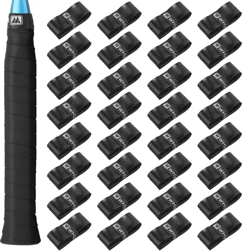 Vista 13 de Jerify 24 piezas de cinta adhesiva para raqueta de tenis, cinta adhesiva precortada para raqueta de bádminton con comodidad aterciopelada