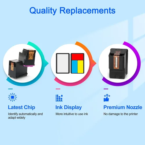 Vista 4 de 63XL - Cartucho de tinta negro 63 XL 63BXL de alto rendimiento compatible con HP OfficeJet 5255 5258 4650 Envy 4520 4516 Deskjet 2130, muestra
