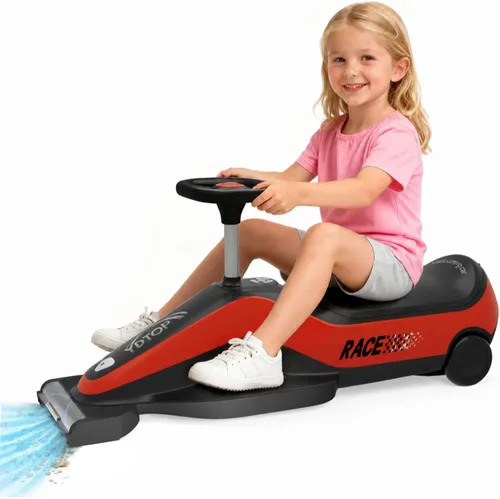 Vista 10 de Aspiradora montable, Go Kart eléctrico de 12 V para niños, color azul