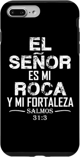 Vista 9 de Funda para iPhone 14 Salmos El Senor Es Mi Roca Biblia Cristiana