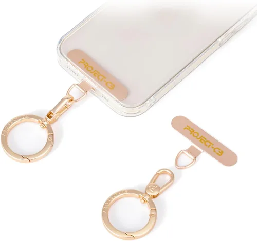 Vista 15 de Lengüeta de metal para teléfono, parche de cordón, llavero de soporte para teléfono, soporte para anillo, lengüeta de correa Negro