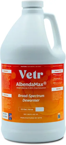 Vista 6 de vetr AlbendaMax Suspensión Oral, Líquido para Bovinos, Ovinos y Cabras – 8.1 fl oz