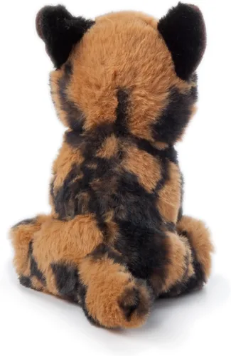 Vista 4 de The Petting Zoo Peluche de perro salvaje africano, regalos para niños, animales salvajes del zoológico Onez Babiez, juguete de peluche de perro