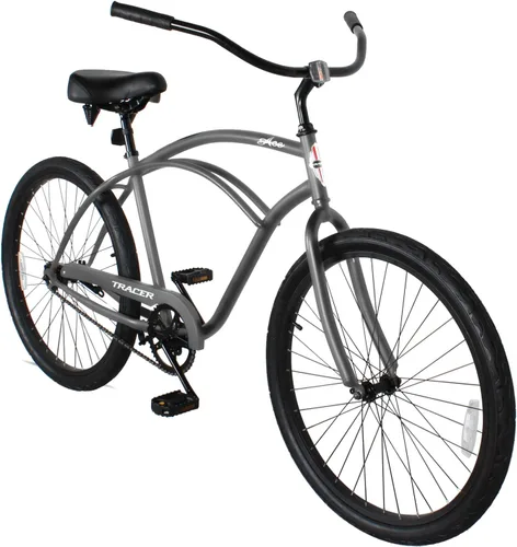 Vista 10 de Tracer ACE - Bicicleta crucero de playa de una sola velocidad de 26 pulgadas con freno de posavasos para hombres y mujeres, varios