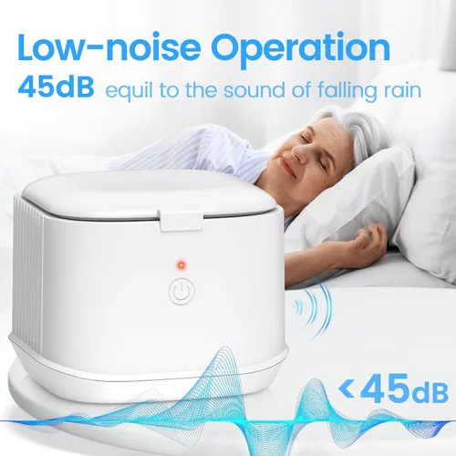 Vista 4 de Limpiador Ultrasónico de Retenedores, Máquina Limpiadora Ultrasónica de Dentaduras de 50kHz para Alineadores, Protectores Nocturnos, Brackets, Joyas