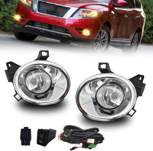 Vista 66 de Luces antiniebla de conducción compatibles con lámparas de parachoques delantero Honda CRV 2007 2008 2009 con bombillas halógenas H11 de 12 V 55 W