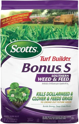 Vista 13 de Scotts Turf Builder Bonus S Southern Weed & Feed2, 17.24 libras (paquete de 2)
