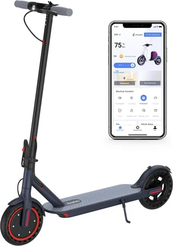 Vista 11 de 350W Electric Scooter for Adults & Teens - 19MPH & 15/22Mile Range Rojo