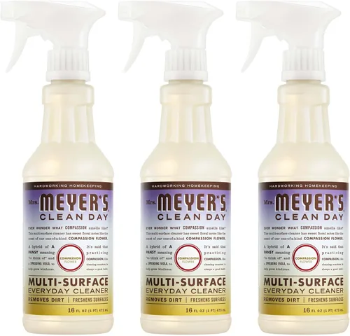 Vista 8 de MRS. MEYER'S CLEAN DAY Limpiador Multiusos en Spray, Albahaca, 16 fl. oz - Paquete de 3