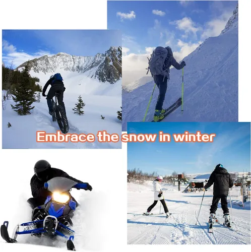 Vista 7 de Gorro tejido de invierno estilo pasamontañas, cálida máscara para ciclismo o esquí, talla universal