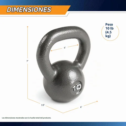 Vista 2 de Marcy Hammertone cencerro para tetera de 10 a 55 lb HKB Entrenamiento Pesos