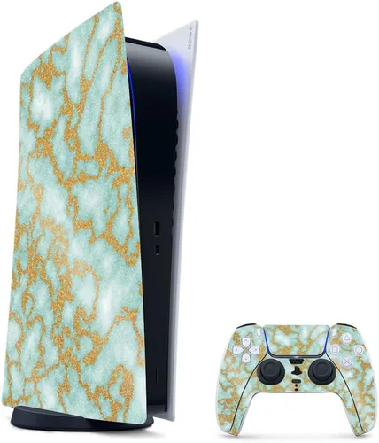 Vista 29 de MightySkins - Skin para juegos con purpurina brillante para PS5 y PlayStation 5, ágata amatista, acabado duradero con purpurina de alto brillo