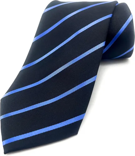 Vista 43 de Scott Allan - Corbatas de rayas para hombre - Corbata tejida para hombre