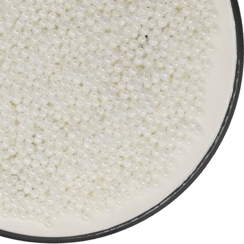 Vista 22 de Perlas negras comestibles en 5 tamaños de chispas de azúcar de 4.59 oz/4.6 onzas, 2,4,7,10,12 in, perlas de caramelo para decoración de pasteles
