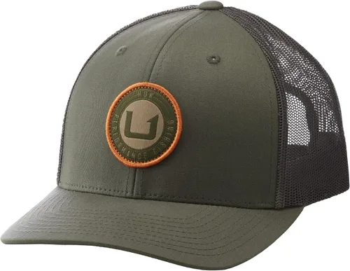 Vista 22 de HUK - Gorra de camionero de malla para hombre con cierre a presión Gorra de pesca antirreflectante