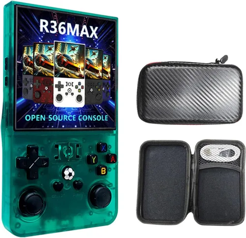 Vista 11 de R36MAX 4 pulgadas pantalla reproductor de juegos portátil 64 GB consola de vídeo 4000 mAh batería recargable consola reproductor de vídeo