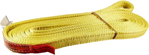 Vista 15 de DD Sling (fabricado en Estados Unidos) de 1 pulgada y 2 pulgadas de ancho por 4 pies a 12 pies de longitud en el listado, 2 capas, eslingas