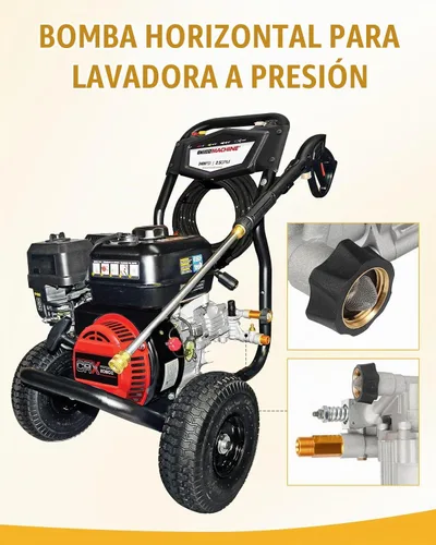 Vista 5 de OCPTY Bomba de lavado a presión horizontal de 3/4 eje 3000 PSI 2.5 GPM Bomba de repuesto para lavadora eléctrica apta para Troybilt, para Simpson