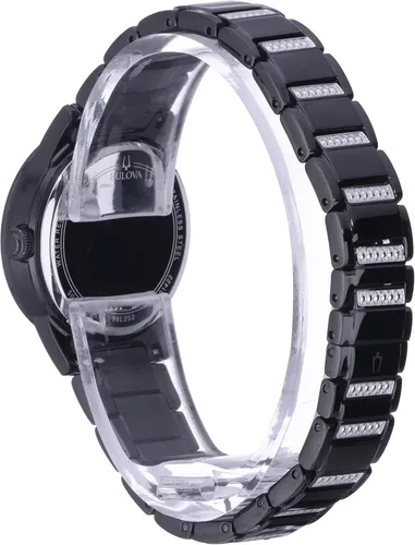 Vista 3 de Bulova TurnStyle Dial - Reloj de acero inoxidable para mujer 98L252 Negro - Movimiento de cuarzo