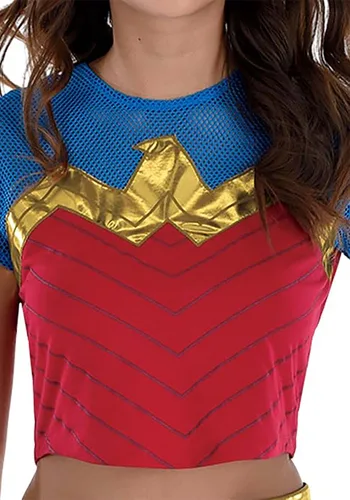 Vista 5 de Kit de Accesorios de Disfraz Mujer Wonder Woman Multicolor
