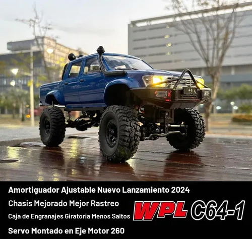 Vista 3 de WPLDEWAN RC Rock Crawler WPL C64-1 RC Truck 4x4 Off Road Pickup