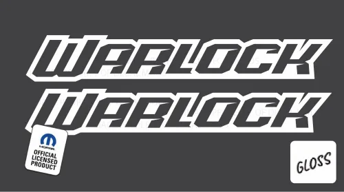 Vista 6 de Adhesivo gráfico Warlock Bedside para Dodge Ram (juego de 2) [rosa bebé] - CSOFTPINK SD3W0