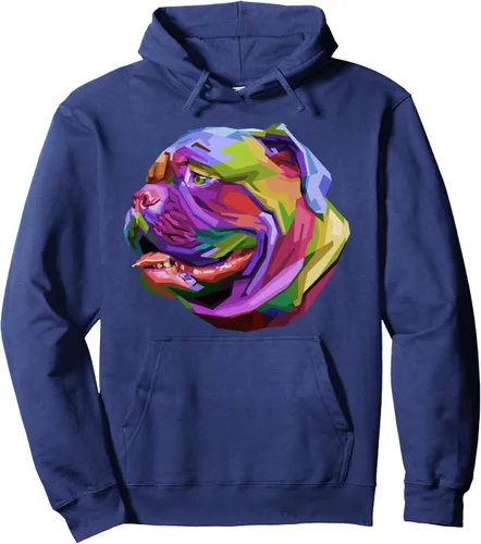 Vista 6 de Sudadera con capucha para dueños de perros, diseño de Bulldog Británico Inglés, Negro, S