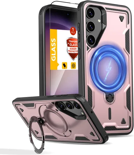 Vista 112 de Funda magnética para Google Pixel 9A compatible con cargador inalámbrico MagSafe, para Pixel 9A, funda de teléfono integrada de 360 °, con 2