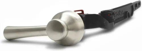 Vista 9 de Palanca y manija de inodoro de metal de brazo fuerte Korky - Universal para adaptarse a inodoros de montaje frontal, angular, lateral, izquierdo