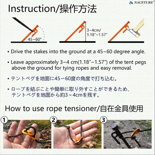Vista 5 de Kit de estaca para árboles, estacas y soportes resistentes para árboles inclinados, estaca de metal para enderezar con 3 estacas para árboles