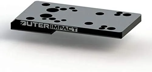 Vista 2 de Outerimpact Soporte adaptador de punto rojo para pistolas Ruger American